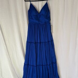 Elegant Royal Blue Maxi Dress